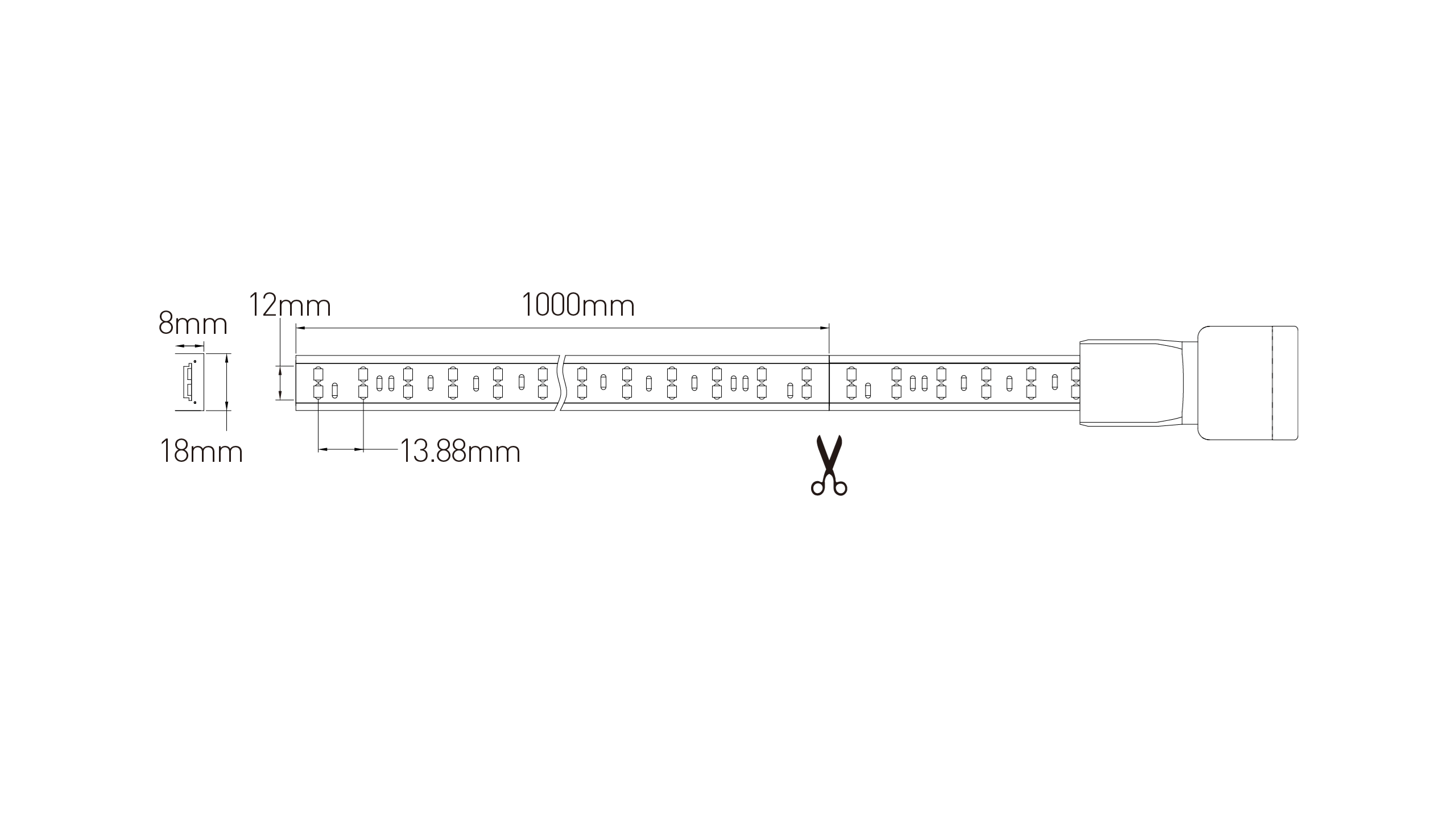Fuse Strip FUSE-SMD2835-144P