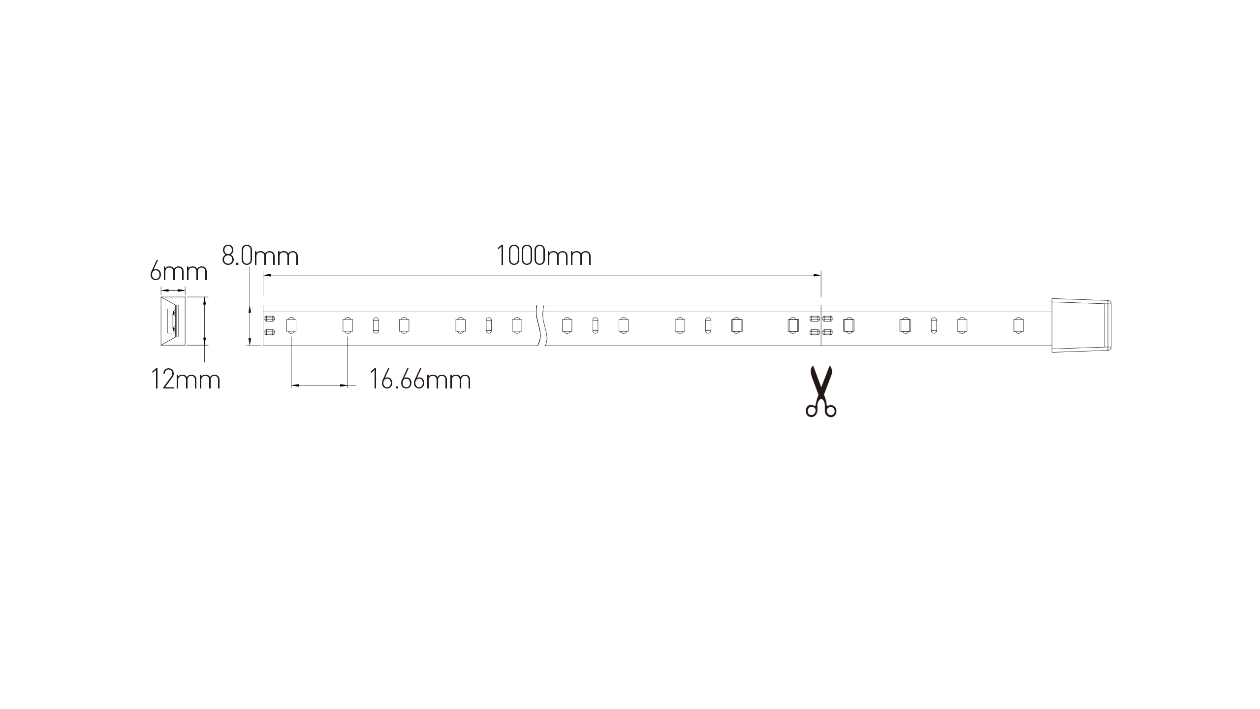 Wire Free Strip JM-SMD2835-60P