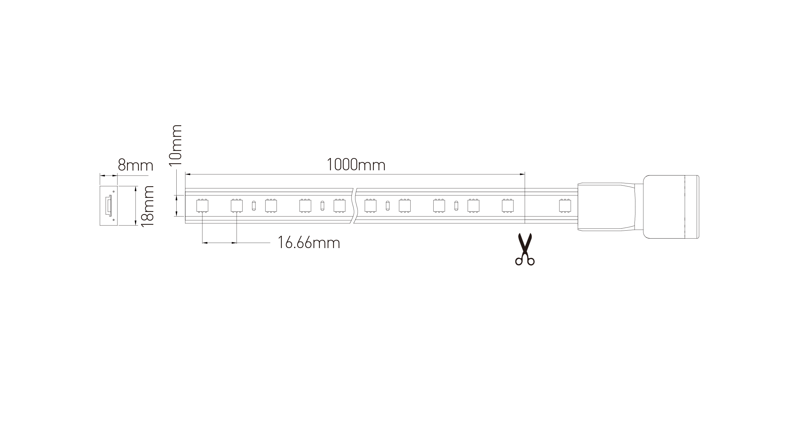 Crystal Strip AC-RGB-SMD5050-60P