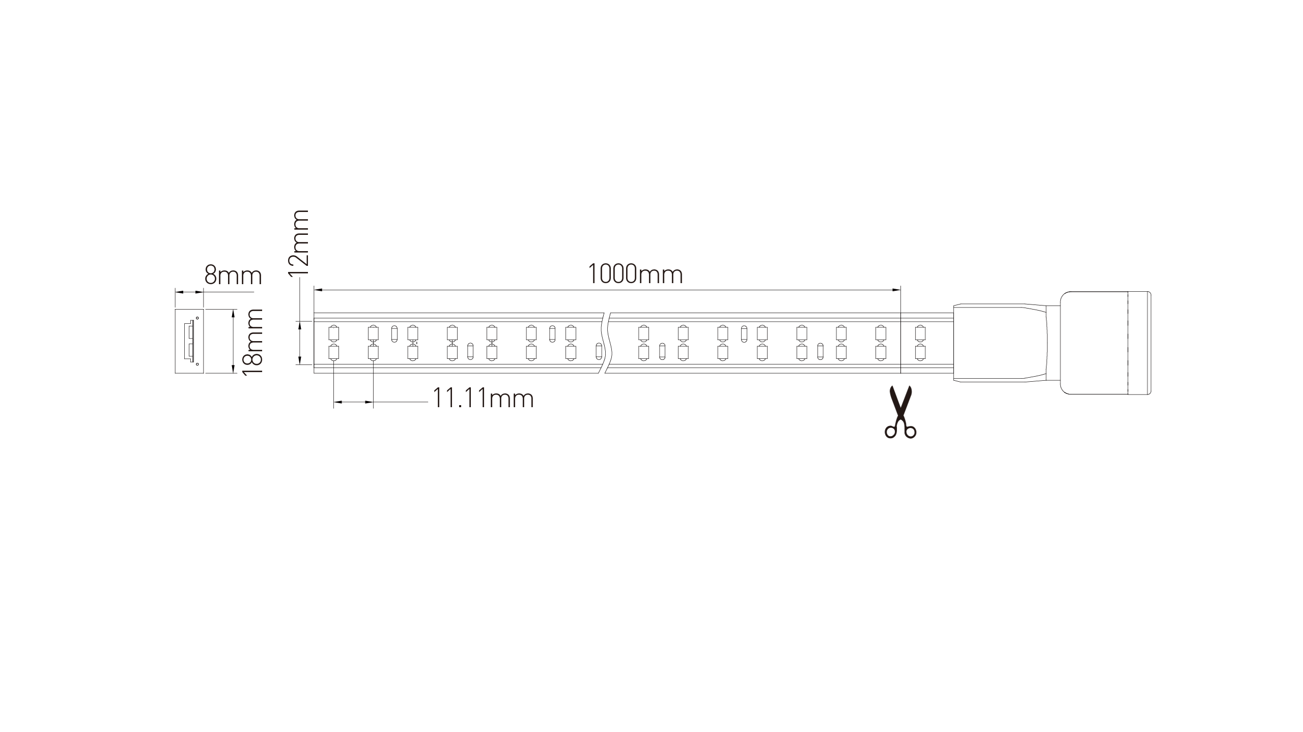 Crystal Strip CRYS-SMD2835-180P