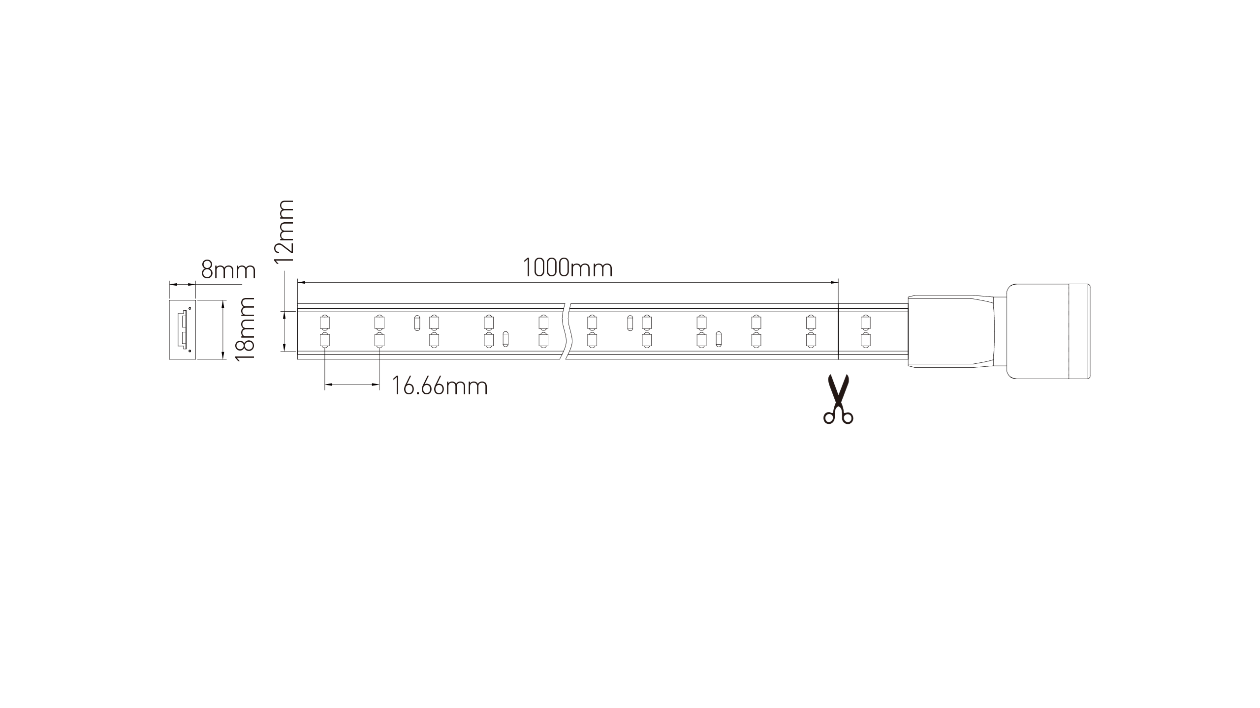 Crystal Strip CRYS-SMD2835-120P