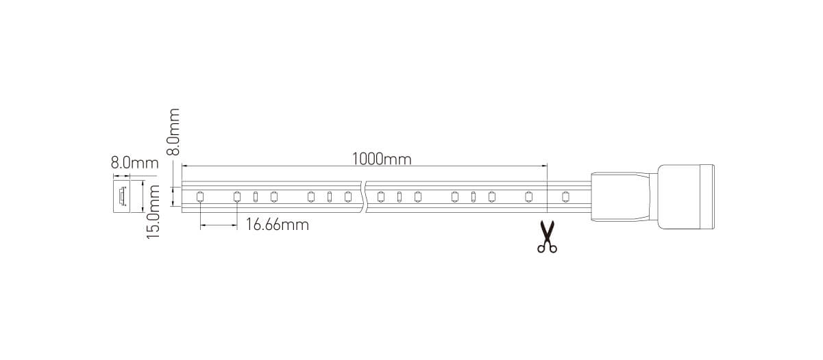 Crystal Strip CRYS-SMD2835-60P