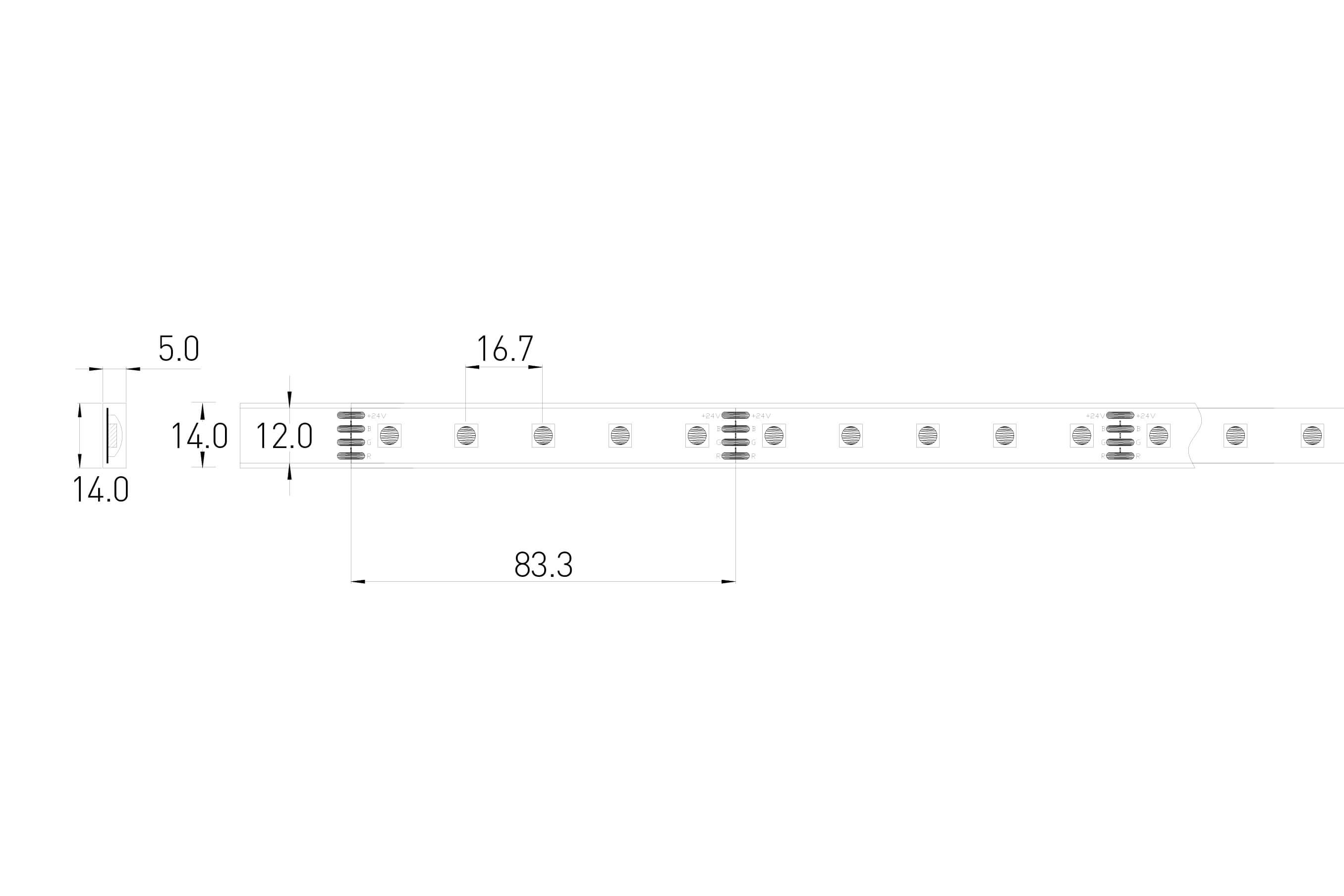 Digital Rgb Series LV-D-SMD5050RGB-60P-25M