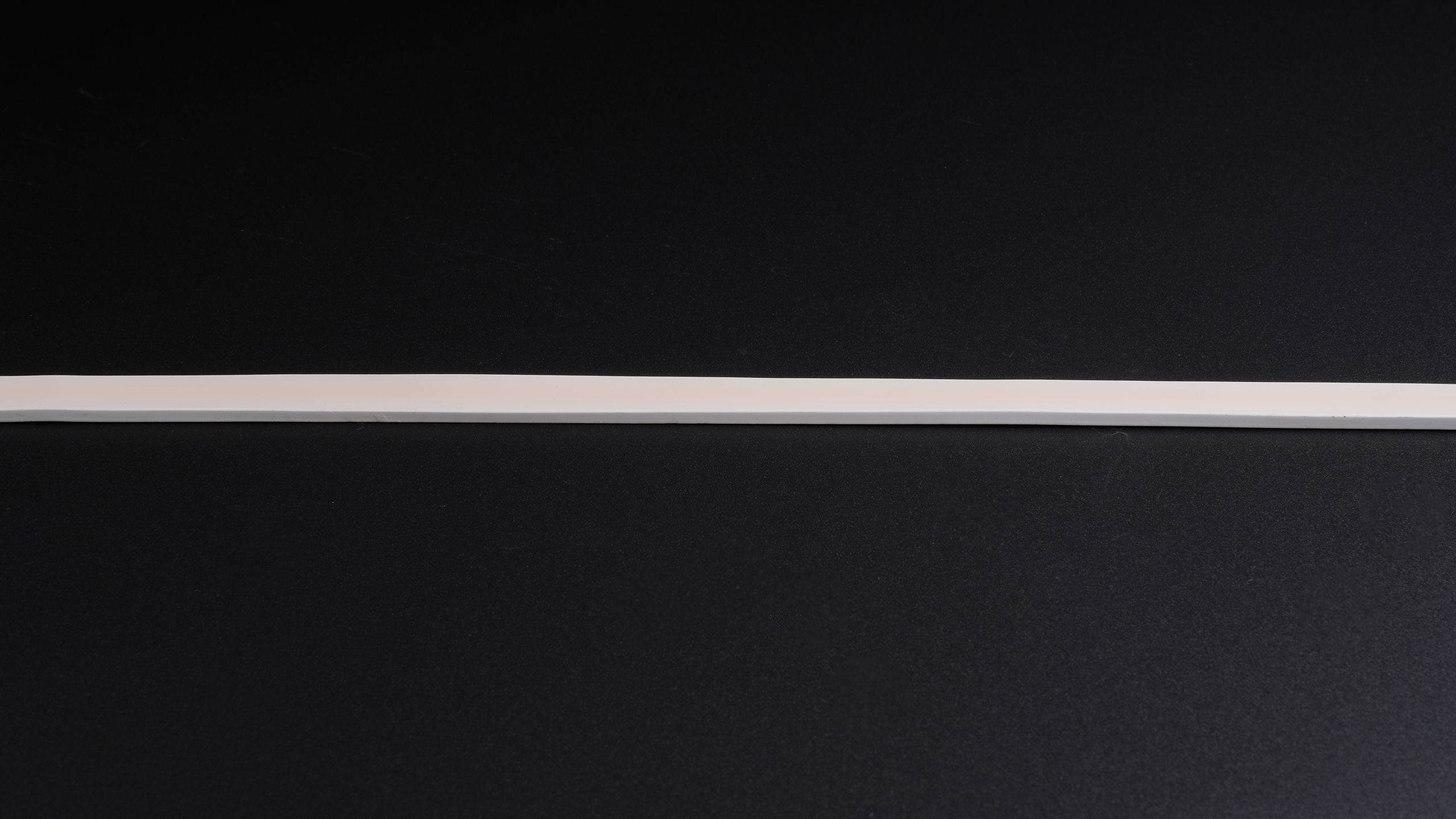 COB-480P - White Backing with Edging - Hollow Silicone Extrusion