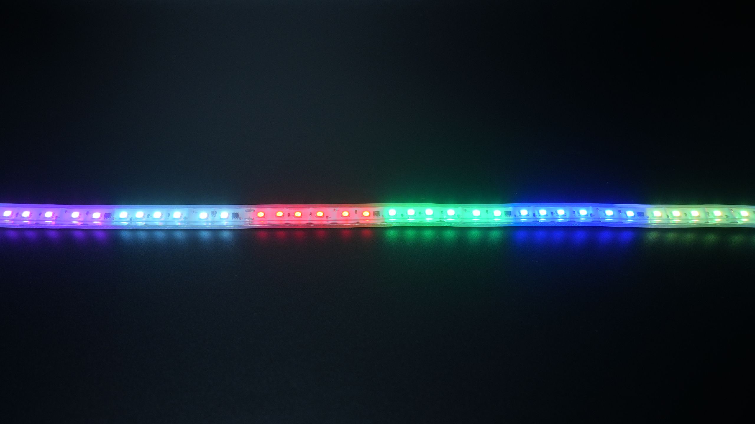 5050-60P-13.2-BB-230V-1M-18x8-Dream Color RGB-(Gel-Coated Waterproof)