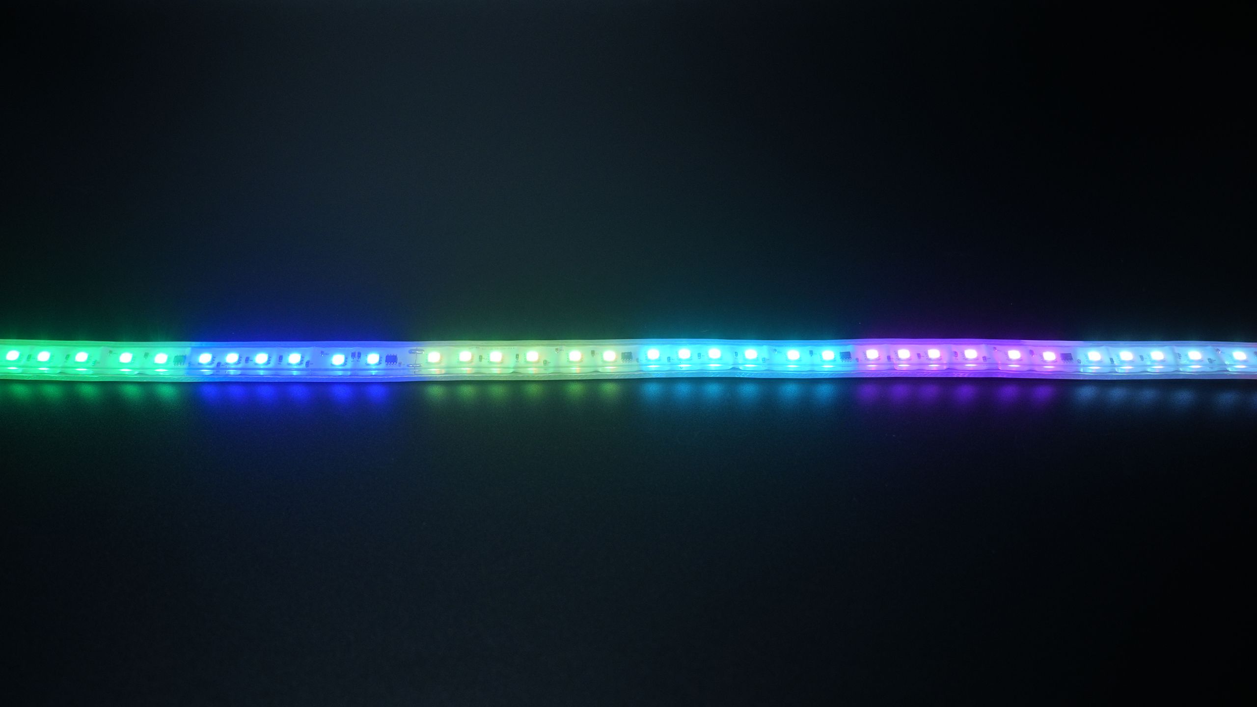 5050-60P-13.2-BB-230V-1M-18x8-Dream Color RGB-(Gel-Coated Waterproof)