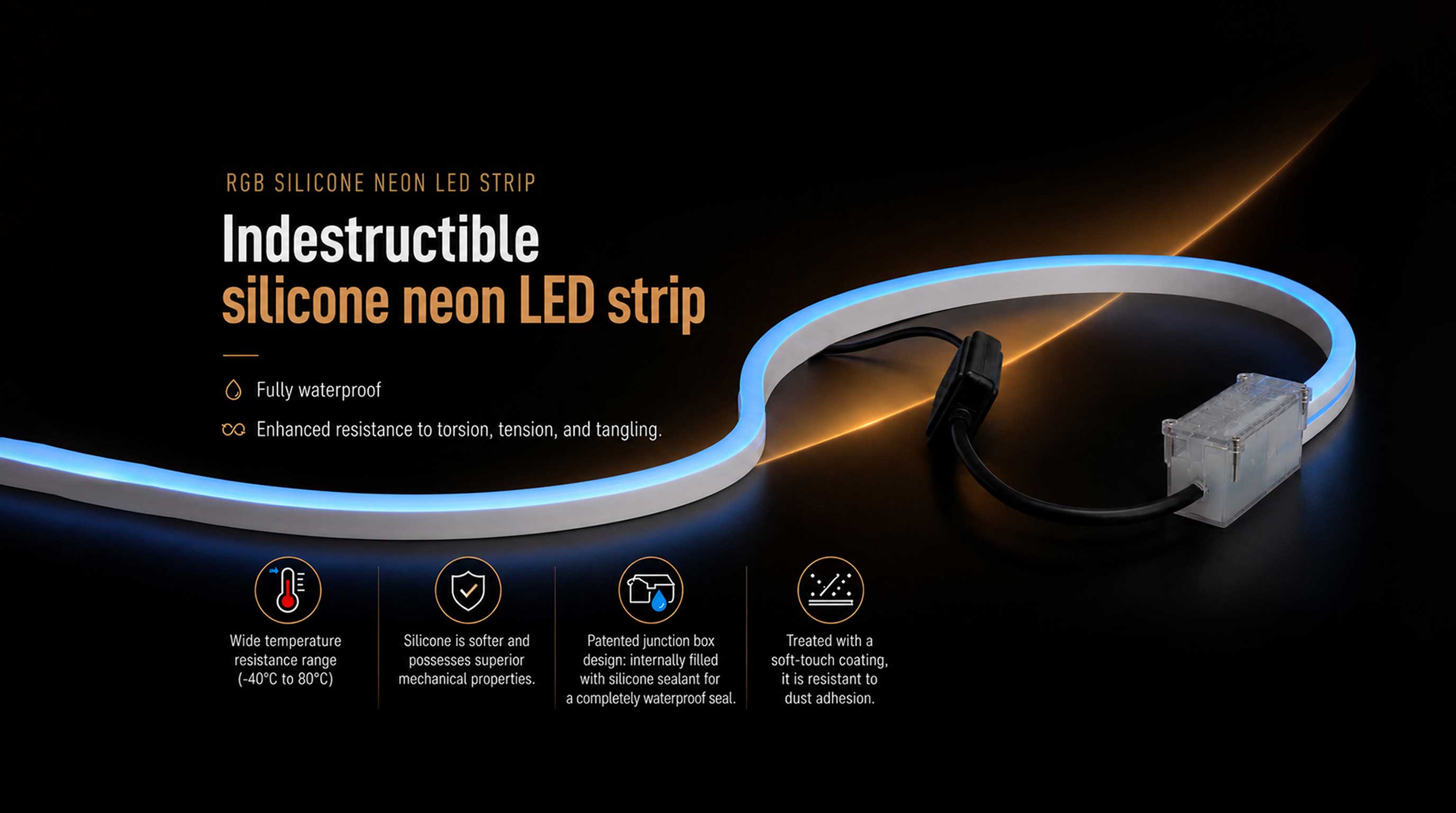 120V High-Voltage RGB Neon LED Strip