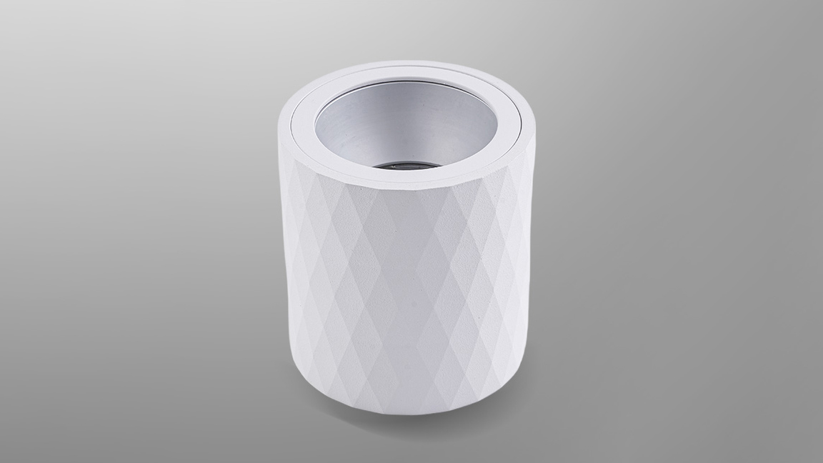 Round surface-mounted deep anti-glare model