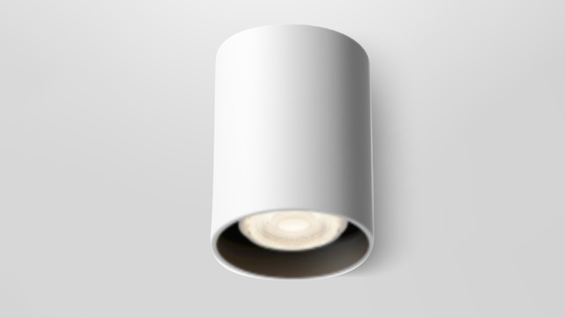 Round surface-mounted deep anti-glare model