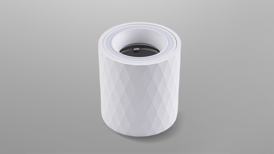Round surface-mounted deep anti-glare model