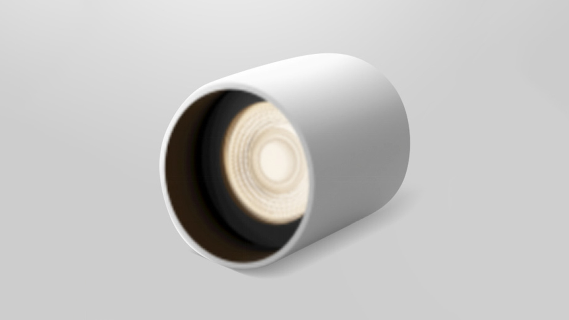 Round surface-mounted deep anti-glare model