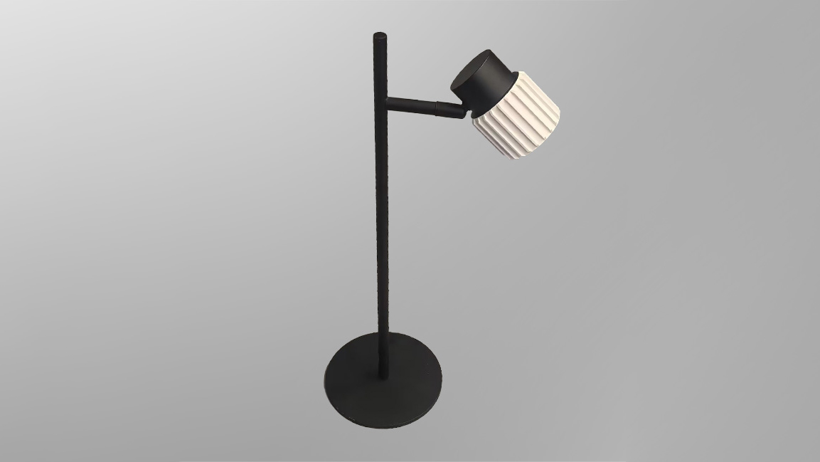 Multi-head GU10 fixture with aluminum ribbed body