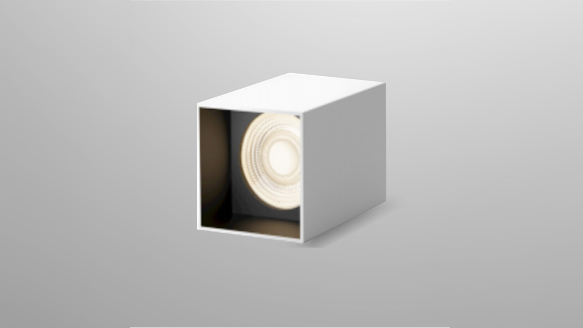 Square Surface-mounted Deep Anti-glare Style