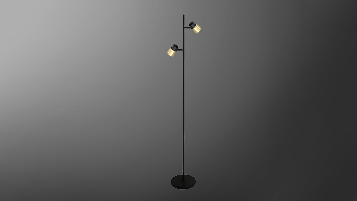 Multi-heaad GU10 fixture with recessed profile