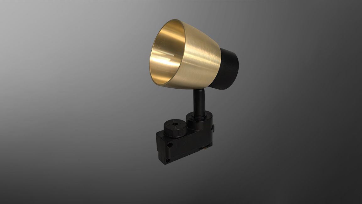Multi-heaad GU10 fixture with recessed profile