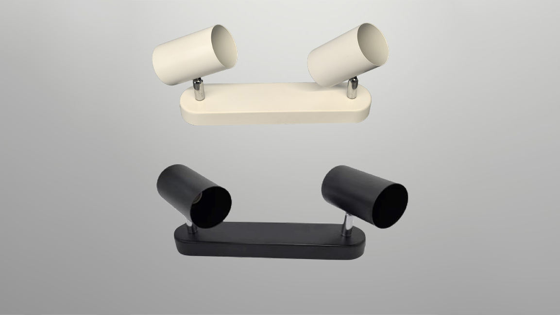 Multi-head GU10 fixture (iron cylinder housing)