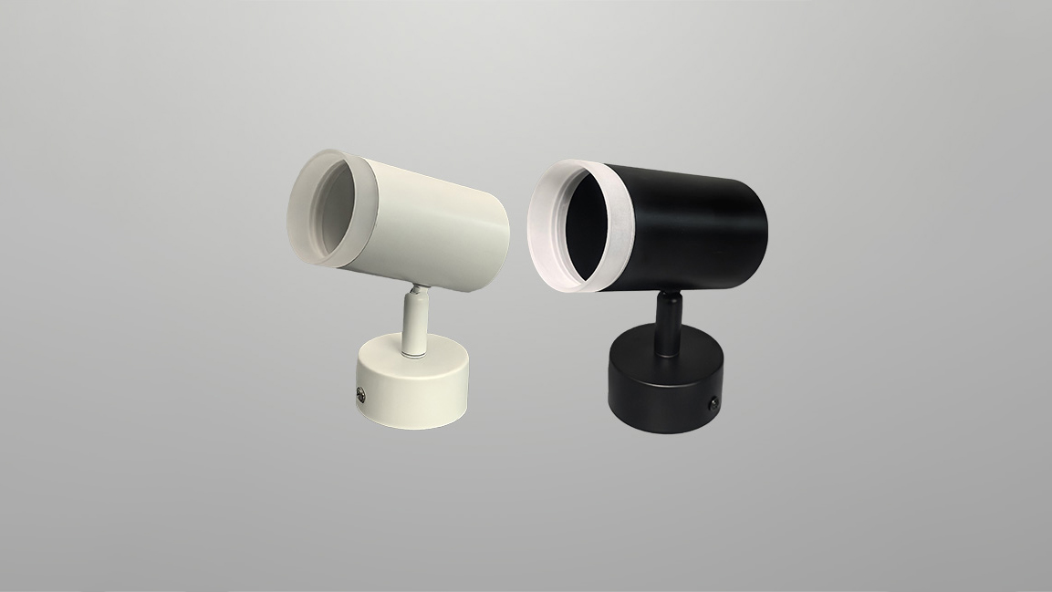 Multi-head GU10 fixture (iron cylinder with acrylic)